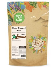 QTY OF ITEMS TO INLCUDE X18 ASSORTED WHOLEFOOD BAGS TO INCLUDE WHOLEFOOD EARTH MIXED CHOPPED NUTS 250 G | GMO FREE | NATURAL | SOURCE OF FIBRE | SOURCE OF PROTEIN, WHOLEFOOD EARTH FRENCH PRUNES LARGE