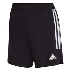 QTY OF ITEMS TO INLCUDE X12 ASSORTED ADIDAS CLOTHING TO INCLUDE ADIDAS HI6865 CON22 MD SHO LW SHORTS WOMEN'S BLACK/WHITE S, ADIDAS UNISEX KID'S TIRO 23 LEAGUE SHORTS (1/4), TEAM GREEN/WHITE, 164 (EU)