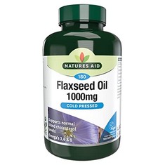 23 X NATURES AID FLAXSEED OIL SOFTGEL CAPSULES, 1000 MG.