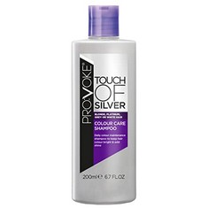 QTY OF ITEMS TO INLCUDE ASSORTED ITEMS TO INCLUDE PROVOKE TOUCH OF SILVER COLOUR CARE SHAMPOO 200ML, DAILY COLOUR PROTECT SHAMPOO, PROLONGS COLOUR & ADDS SHINE, GOLDWELL DUALSENSES SCALP SPECIALIST D