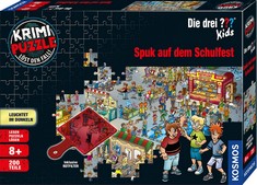 QTY OF ITEMS TO INLCUDE BOX OF X8 ASSORTED TOYS TO INCLUDE KRIMIPUZZLE ??? KIDS 200 TEILE / SPUK AUF DEM SCHULFEST (DREI FRAGEZEICHEN). 1 SPIELER ODER IM TEAM, GLASS CANNON UNPLUGGED | RESOURCES EXPA