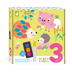 QTY OF ITEMS TO INLCUDE BOX OF X30 ASSORTED ITEMS TO INCLUDE JANOD - MY ARTS & CRAFTS - 3 YEARS - MULTI-ACTIVITY ARTS & CRAFTS SET - 8 ILLUSTRATIONS - CHILDREN’S ARTS & CRAFTS KIT - MASTERING FINE MO