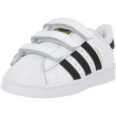 2 X ADIDAS BOY'S SUPERSTAR CF I SNEAKER, CORE BLACK FTWR WHITE CORE BLACK, 3 UK CHILD.