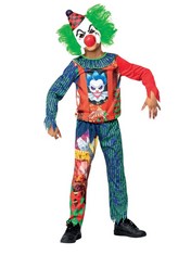 QTY OF ITEMS TO INLCUDE 20X ASSORTED CHILDREN’S FANCY DRESS TO INCLUDE SMIFFYS HORROR CLOWN COSTUME TOP, TROUSERS & EVA MASK, HALLOWEEN CHILD FANCY DRESS, CLOWN DRESS UP COSTUMES, BRISTOL NOVELTY 100