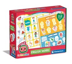 QTY OF ITEMS TO INLCUDE 30X ASSORTED TOYS TO INCLUDE CLEMENTONI 18107 COCOMELON FIRST ENGLISH, COCOMELON SINGLE FIGURE & ACCESSORY PACK - WT0048 - PRESCHOOL LEARNING TOYS.