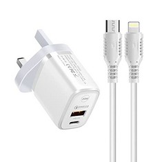 QTY OF ITEMS TO INLCUDE APPROX 20X ASSORTED ITEMS TO INCLUDE XAWY PHONE FAST CHARGER 20W USB C WALL CHARGER WITH WHITE 1M USB C TO CHARGING CABLE FAST USB-C PD CHARGER COMPATIBLE WITH PHONE 13 12 PRO