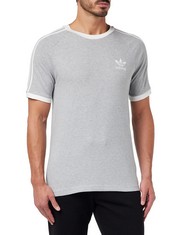 QTY OF ITEMS TO INLCUDE BOX OF X20 ASSORTED CLOTHING TO INCLUDE ADIDAS IA4848 3-STRIPES TEE T-SHIRT MEN'S MEDIUM GREY HEATHER S, ADIDAS IB8095 TIRO 23 SHO Y SHORTS UNISEX TEAM YELLOW OR BLACK SIZE 13