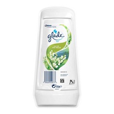 40 X GLADE SOLID GEL AIR FRESHENER, ODOUR ELIMINATOR FOR HOME & BATHROOM, LILY OF THE VALLEY, 150G.