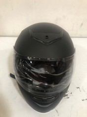 ZORAX HELMETS MATT BLACK SIZE LARGE.