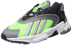 1 X ADIDAS MEN'S OZTRAL SNEAKER, SOLAR GREEN/MATTE SILVER/CARBON, 10 UK.