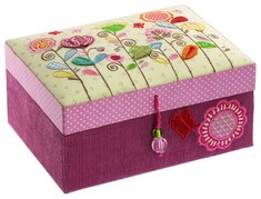 7 X WENDEKREIS JEWELLERY BOX - FLOWERS.