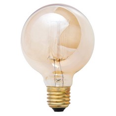 38 X CRYSTALITE INCANDESCENT BULBS [PACK OF 10] TYPE:ROUND (WARM WHITE 2700K) 60W / DIMMABLE/CAP: E27 / ANTIQUE FINISH / 2000 HOURS/MULTIPACK [C60AGSCFES1PKB10].