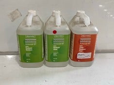 3 X ASSORTED ITEMS TO INCLUDE AKZONOBEL SIKKENS AUTOCOAT BT CLEAR REDUCER FAST 5L LV853 (COLLECTION ONLY)