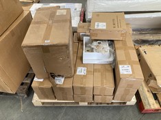 PALLET OF ASSORTED ITEMS TO INCLUDE NABIS VECTOR CLOSE COUPLED TOILET PAN B61614