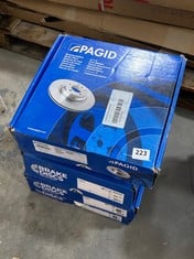 5 X ASSORTED ITEMS TO INCLUDE HELLA PAGID BRAKE DISC ROTOR PAIR 54317