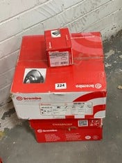 4 X ASSORTED ITEMS TO INCLUDE BREMBO BRAKE DISC 08.A333.10