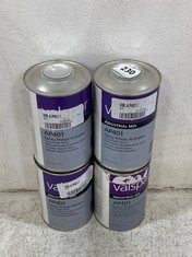 4 X VALSPAR INDUSTRIAL MIX AP401 EPOXY PRIMER ACTIVATOR 1L (COLLECTION ONLY)