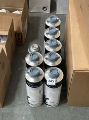 7 X INDASA STONE CHIP COATING GREY TO INCLUDE INDASA CAVITY WAX CLEAR AEROSOL CLEAR (COLLECTION ONLY)