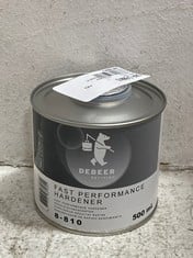 DEBEER REFINISH FAST PERFORMANCE HARDENER 8 - 810 6X500ML (COLLECTION ONLY)