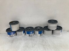 12 X ASSORTED DEBEER REFINISH WATERBASE TO INCLUDE MICA WHITE FINE MM 959 0.5L (COLLECTION ONLY)