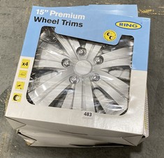 2 X RING 15" WHEEL TRIMS