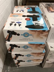 10 X WELL BEING CORDLESS MASSAGE GUN - TOTAL LOT RRP £405