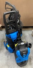 2 X TOPTECH 105BAR PRESSURE WASHER WITH 1400 WATT MOTOR TO INCLUDE 1 X TOPTECH 120BAR PRESSURE WASHER WITH BUILT IN HOSE REEL