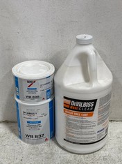 PALLET OF ASSORTED ITEMS TO INCLUDE DEVILBISS CLEAN BOOTH WALL COAT 3.78L (COLLECTION ONLY)