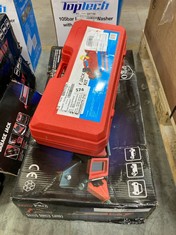 MASTERPRO 3 TON HYDRAULIC GARAGE JACK TO INCLUDE TOPTECH 2 TON TROLLEY JACK