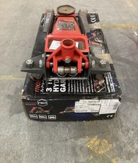 2 X MASTERPRO 3 TON HYDRAULIC GARAGE JACK - TOTAL LOT RRP £228