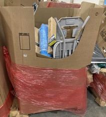 PALLET OF ASSORTED ITEM TO INCLUDE 5FT FOLDING TABLE