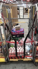 CAGE OF ASSORTED LIQUIDS TO INCLUDE DASH RASPBERRY SPARKLING WATER 330ML - BBE: 05/2024 (CAGE NOT INCLUDED) (COLLECTION ONLY)