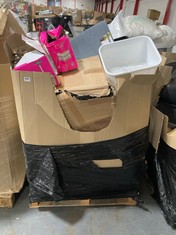 PALLET OF ASSORTED ITEMS TO INCLUDE BABY FIRST STEP BABY WALKER