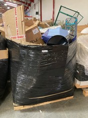 PALLET OF ASSORTED ITEMS TO INCLUDE WOLTU BAR STOOL IN DARK GREY