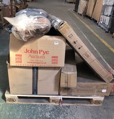 PALLET OF ASSORTED ITEMS TO INCLUDE NRS HEALTH CARE WALL MOUNTED SHOWER CHAIR