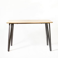 1 X STONE THE CROWS BAR TABLE - 140 X 70 X 92CMS - TOTAL RRP £415 (KERBSIDE PALLET DELIVERY)