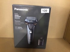 PANASONIC ES-LV 97 5-BLADE WET & DRY ELECTRIC SHAVER FOR MEN, RECHARGEABLE, RESPONSIVE BEARD SENSOR, MULTI-FLEX 16D HEAD, AUTO CLEANING, CHARGING STAND, GIFT FOR MEN (2 PIN UK PLUG).: LOCATION - A