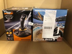 THRUSTMASTER T.FLIGHT STICK X, JOYSTICK WITH RUDDER CONTROL, PROGRAMMABLE BUTTONS AND AXES, ROTATING HANDLE, PC/USB COMPATIBLE (WINDOWS 8) + THRUSTMASTER T.16000M FLIGHT CONTROL SYSTEM : LOCATION - A