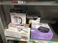 QUANTITY OF KITCHEN & APPLIANCES ITEMS TO INCLUDE SNAILAR WAFFLE MAKER, 2 SLICE NON-STICK WAFFLE IRON, BELGIAN WAFFLE MACHINE WITH INDICATOR LIGHTS, PFOA FREE, PERFECT FOR BREAKFAST AND SNACKS, 750W: