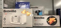 QUANTITY OF KITCHEN & APPLIANCES ITEMS TO INCLUDE BREVILLE ULTIMATE DEEP FILL TOASTIE MAKER | 2 SLICE SANDWICH TOASTER | REMOVABLE NON-STICK PLATES | STAINLESS STEEL | BLACK [VST082]: LOCATION - A