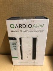 QARDIOARM SMART BLOOD PRESSURE MONITOR: WIRELESS, MEDICALLY ACCURATE, EASY TO USE, COMPACT DIGITAL UPPER ARM CUFF. FREE APP FOR IOS, ANDROID, KINDLE, APPLE WATCH. SYNCS WITH APPLE AND SAMSUNG HEALTH.