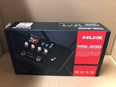 NUX MG300 | GUITAR MULTI-FX PEDAL | COMPACT, POWERFUL, RECORDING TOOL, PRACTICE COMPANION, MULTI EFFECTS, FULL SIZE,BLACK.: LOCATION - B