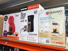 QUANTITY OF KITCHEN & APPLIANCES ITEMS TO INCLUDE TASSIMO BY BOSCH SUNY 'SPECIAL EDITION' TAS3107GB COFFEE MACHINE,1300 WATT, 0.8 LITRE - CREAM: LOCATION - B