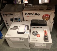 QUANTITY OF KITCHEN & APPLIANCES ITEMS TO INCLUDE BREVILLE EDGE ELECTRIC KETTLE | 1.7 LITRE | GLOWS WHEN HOT TO AVOID RE-BOILING | 3KW FAST BOIL | BRUSHED STAINLESS STEEL [VKT192]: LOCATION - B