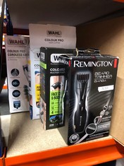 QUANTITY OF HEALTH & BEAUTY ITEMS TO INCLUDE REMINGTON BARBA BEARD TRIMMER (ADVANCED CERAMIC BLADES, POP-UP DETAIL TRIMMER, ADJUSTABLE ZOOM WHEEL, 9 LENGTH SETTINGS, COMB ATTACHMENT, CORD OR CORDLESS