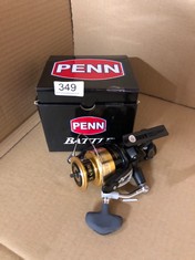 PENN BATTLE SPINNING FISHING REEL KIT WITH SPARE SPOOL AND REEL COVER: LOCATION - B