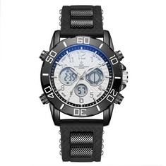 SAMUEL JOSEPH LIMITED EDITION MULTI FUNCTIONAL WHITE DESIGNER MENS WATCH - SKU: SJ0013 RRP £199: LOCATION - TOP 50 RACK