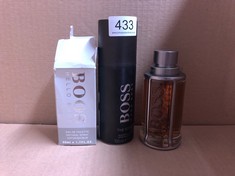 QUANTITY OF HEALTH & BEAUTY ITEMS TO INCLUDE HUGO BOSS THE SCENT DEODORANT MENS GENTS SPRAY, 150 ML 2 PACK: LOCATION - C