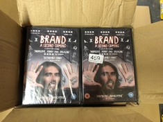 QUANTITY OF RUSSELL BRAND : BRAND A SECOND COMING DVD ID MAY BE REQUIRED:: LOCATION - C