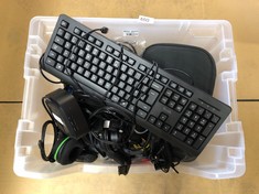 QUANTITY OF TECH & GAMING ITEMS TO INCLUDE TRUST KEYBOARD : LOCATION - C